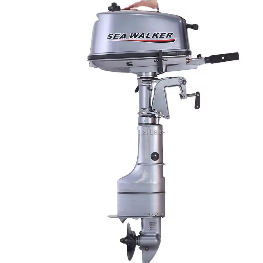 2-stroke 6hp Longshort Shaft Outboard Motors for General Gasoline Boat Engines